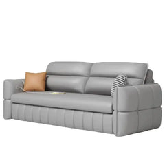 Pull out sofa bed with USB charging, with soft cushioning and a space-saving layout