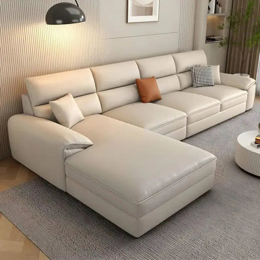 Jovian L Shape Sofa with Deep Back Support - view 1