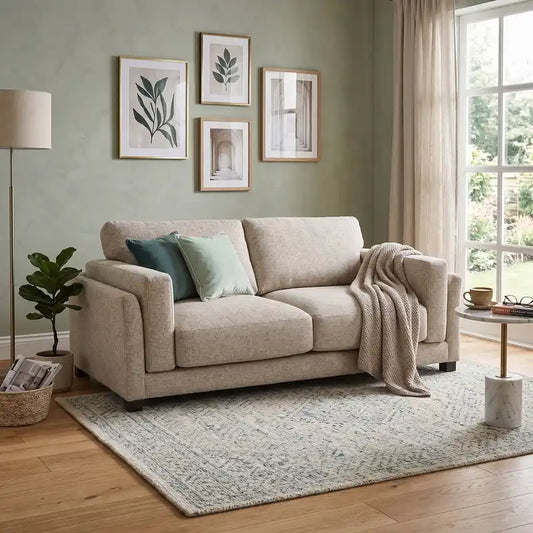 Lurean Modern Sofa with Wide Comfort Arms - view 1