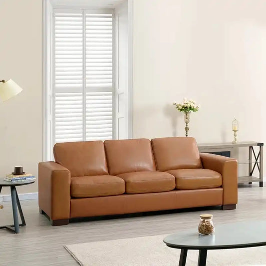 Stavos Easy-Clean Sofa with Wide Comfort Arms - view 1