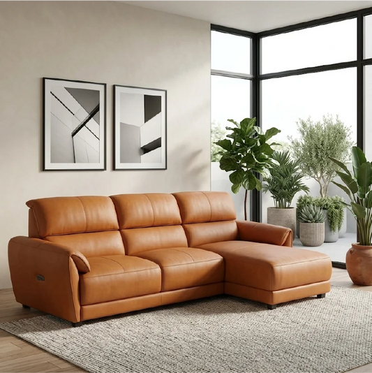 Jord L Shape Sofa with Supportive Back Cushions - view 1