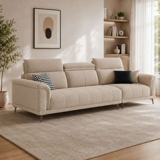 Vemora L Shape Sofa with Adjustable Head Support - view 1