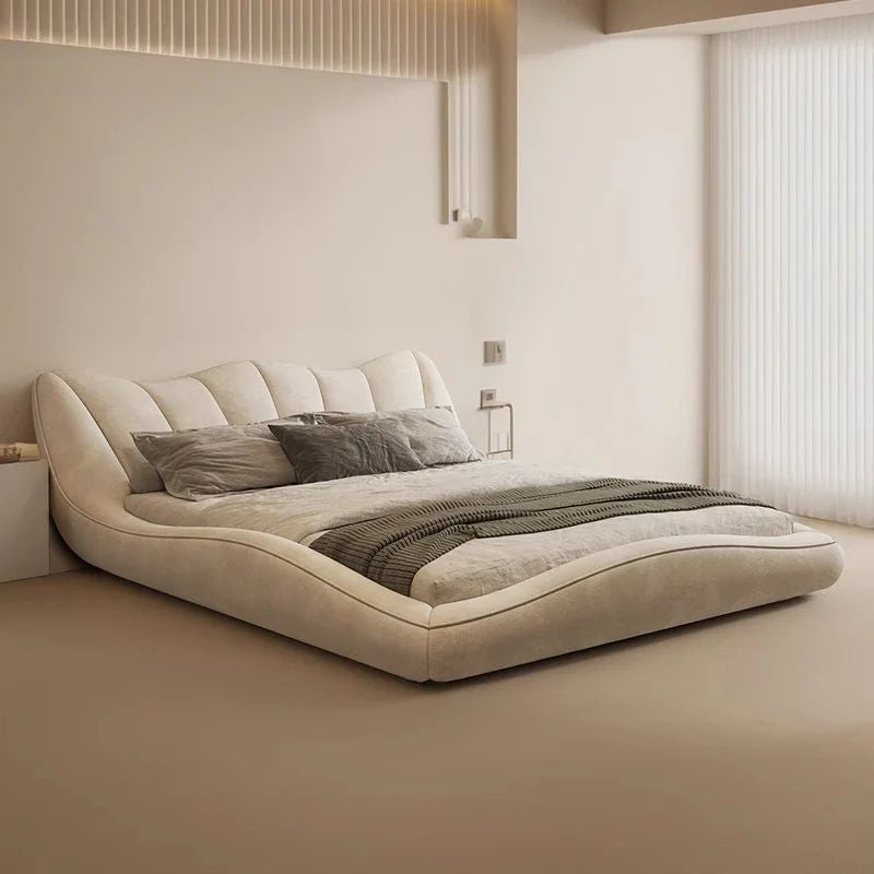 plush cushioned headboard offers ergonomic comfort while creating a cozy lounge-style ambience