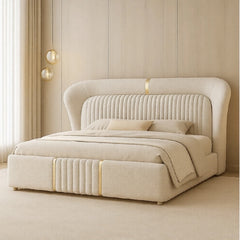 Lift-up storage frame, bed online and cot design, upholstered wooden support