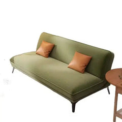 Click clack sofa bed for compact rooms, with supportive cushions for everyday comfort