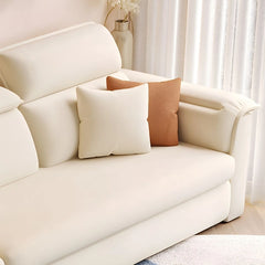Pull out sofa bed couch with hidden storage, with supportive cushions for everyday comfort