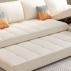 Couch sofa bed with hidden storage, with supportive cushions for everyday comfort