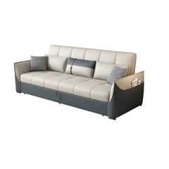 L shape sofa bed with hidden storage, for apartments, family rooms and guest spaces