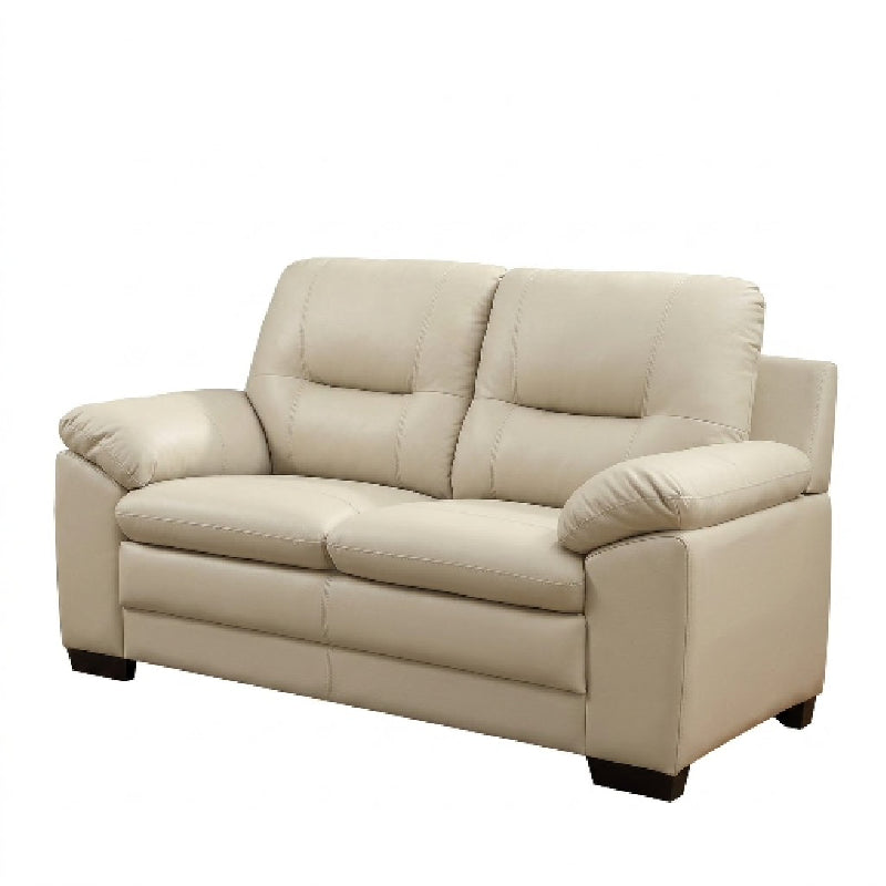 coordinated sofa set with soft cushions, broad pillow style arms and an easy clean finish — alternate angle showing the fu...
