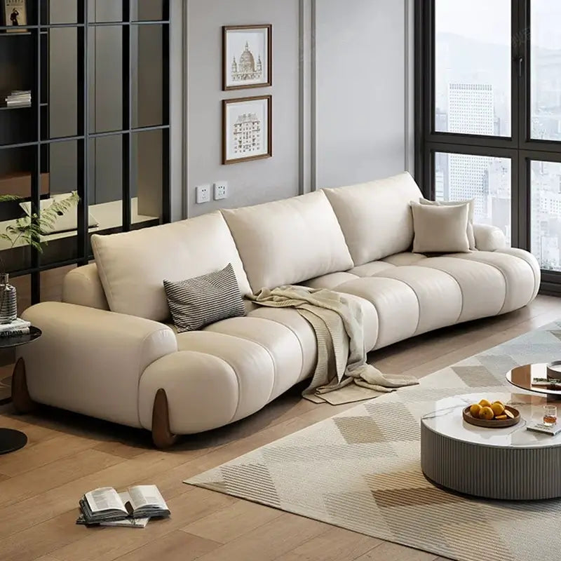 Rhodes Lounge Sofa with Soft Rounded Comfort - view 12
