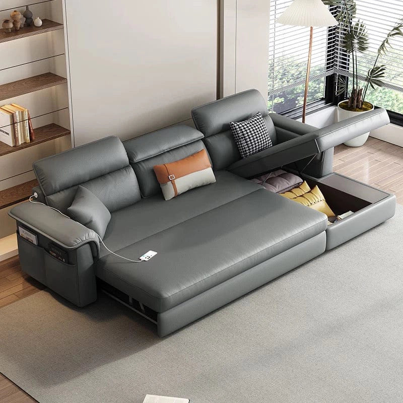 Cipher Pull Out Sofa Bed Couch with Storage - view 15