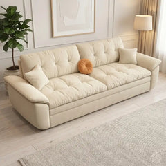 Convertible sofa bed for everyday use, with a pull-out sleeping area for overnight guests