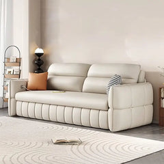 Pull out sofa bed with USB charging, with practical features for compact living spaces
