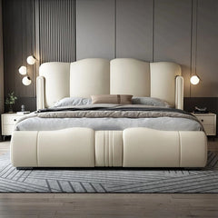 Plush wingback master bedroom bed design bed online blush pink bed frame