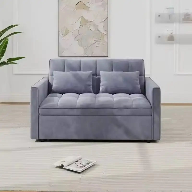 Compact Sofa cum bed, available in custom sizes, colours and materials