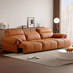 Pull out sofa bed with deep cushions, with supportive cushions for everyday comfort