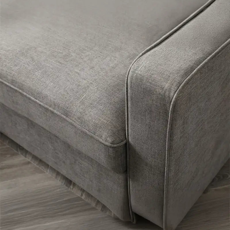L shape sofa bed with hidden storage, with supportive cushions for everyday comfort