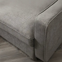 L shape sofa bed with hidden storage, with supportive cushions for everyday comfort