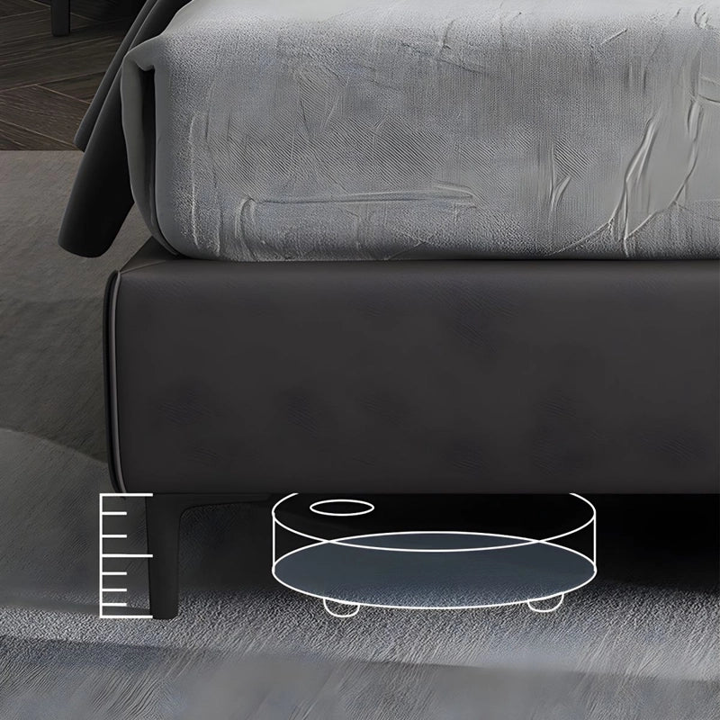 Lavia Platform Bed with Dual-Panel Cushioned Headboard - view 5