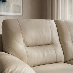 coordinated sofa set with soft cushions, broad pillow style arms and an easy clean finish — close view showing the cushion...