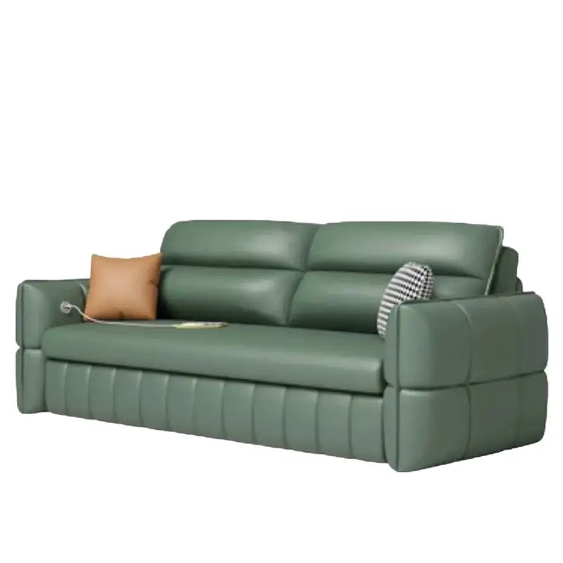 Pull out sofa bed with USB charging, for apartments, family rooms and guest spaces